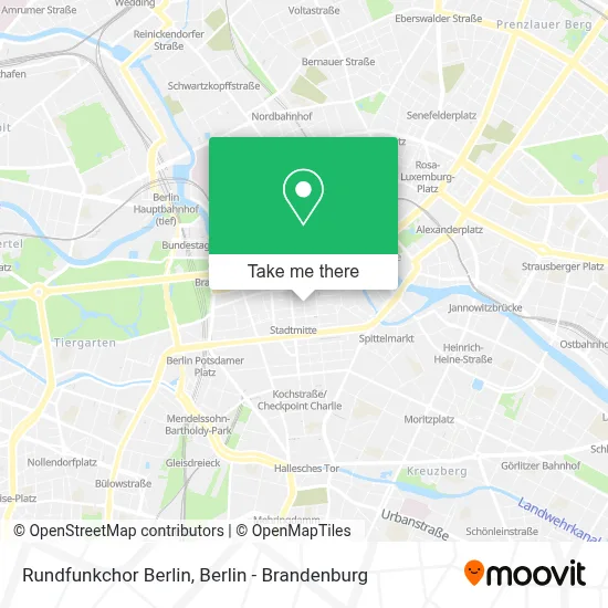 Rundfunkchor Berlin map