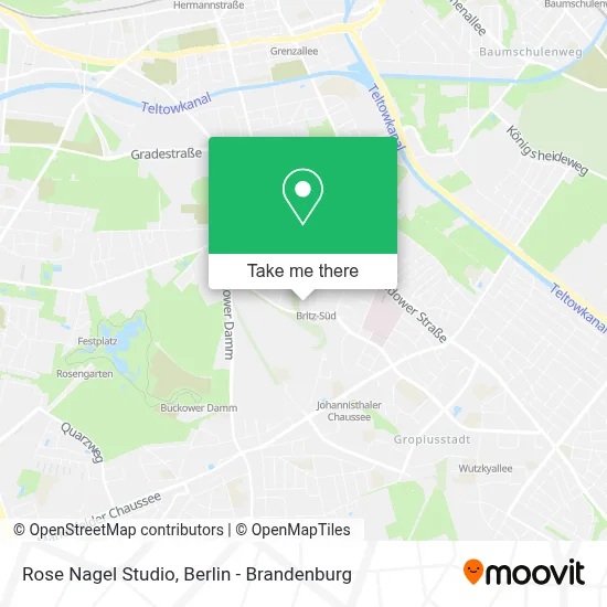 Rose Nagel Studio map