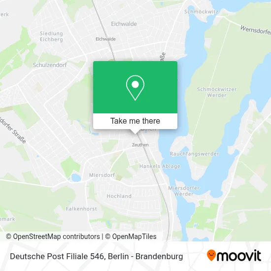 Deutsche Post Filiale 546 map