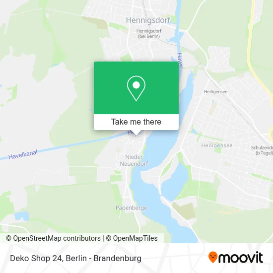 Deko Shop 24 map