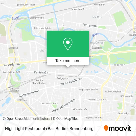 High Light Restaurant+Bar map