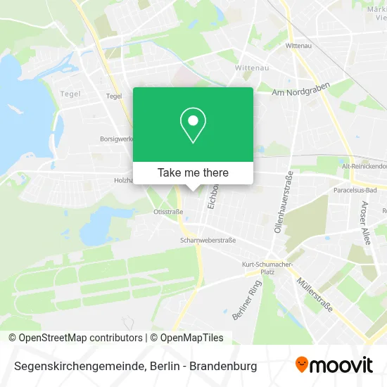 Segenskirchengemeinde map