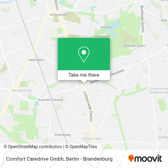 Comfort Caredrive Gmbh map