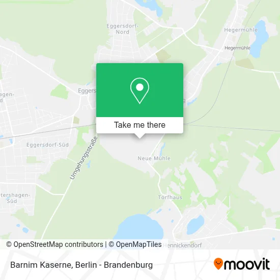 Barnim Kaserne map