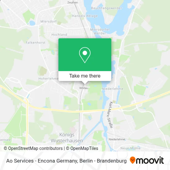 Ao Services - Encona Germany map