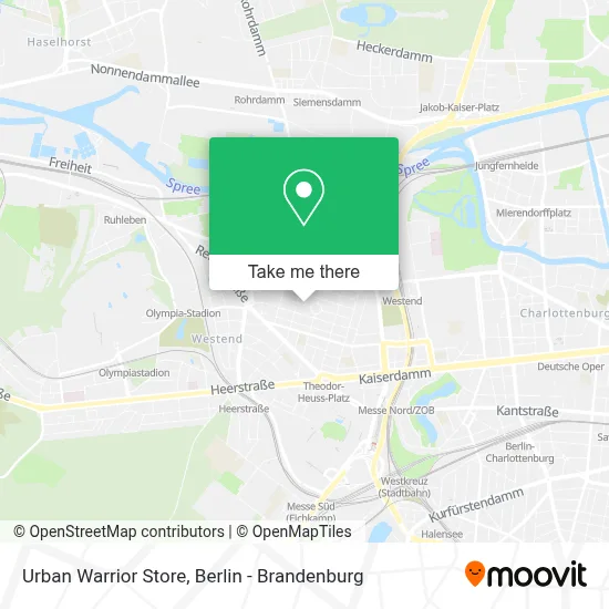 Urban Warrior Store map