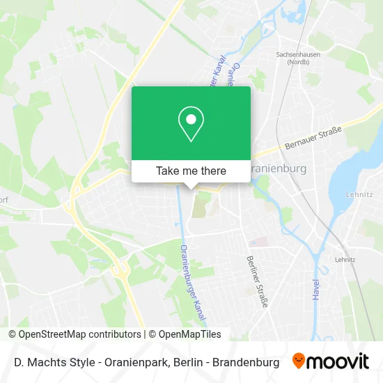 D. Machts Style - Oranienpark map