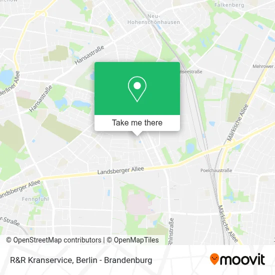R&R Kranservice map