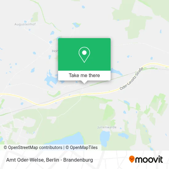 Amt Oder-Welse map
