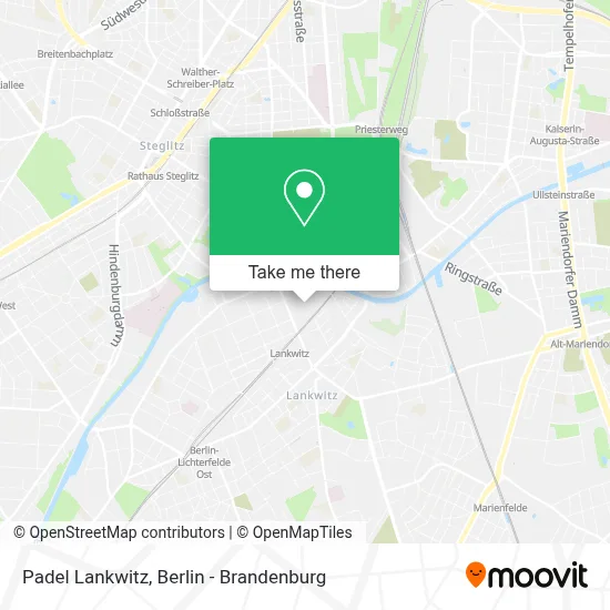 Padel Lankwitz map
