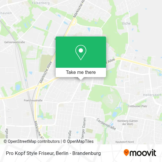 Pro Kopf Style Friseur map