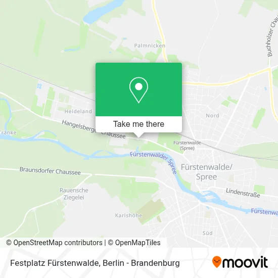 Festplatz Fürstenwalde map