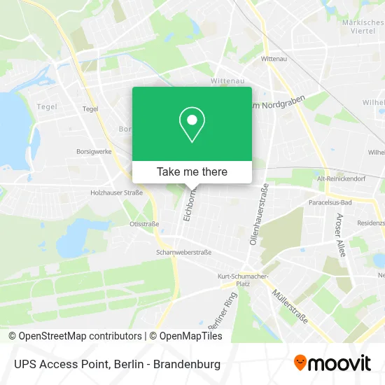 Ups Access Point map