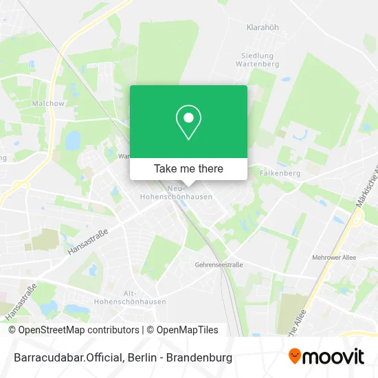 Barracudabar.Official map