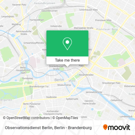 Observationsdienst Berlin map