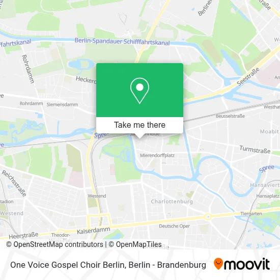 One Voice Gospel Choir Berlin map