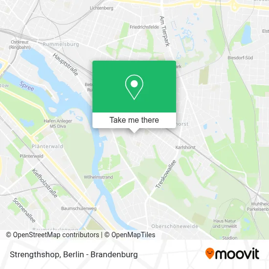 Strengthshop map