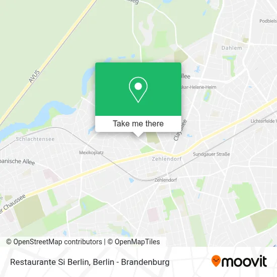 Restaurante Si Berlin map
