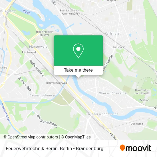 Feuerwehrtechnik Berlin map