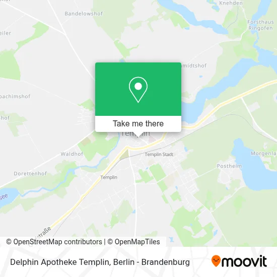 Delphin Apotheke Templin map