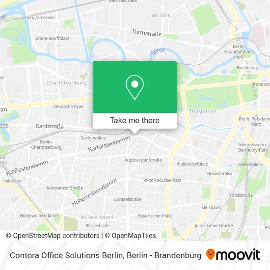 Contora Office Solutions Berlin map