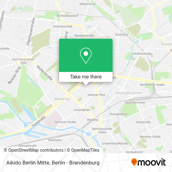 Aikido Berlin Mitte map