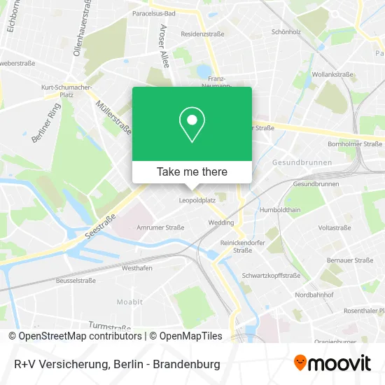 R+V Versicherung map