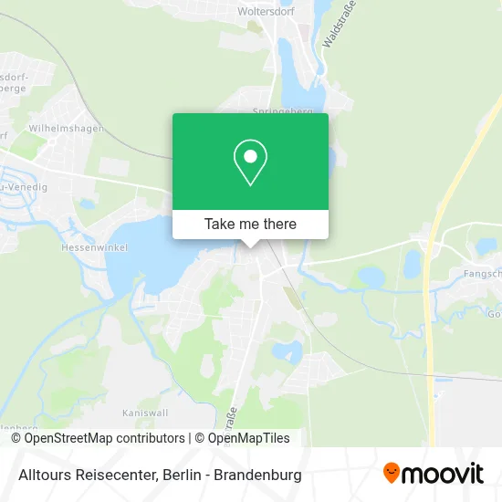 Alltours Reisecenter map
