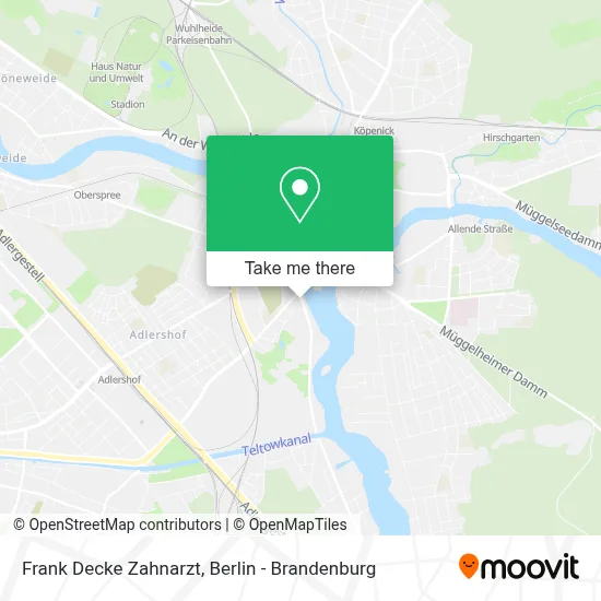 Frank Decke Zahnarzt map