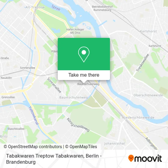 Tabakwaren Treptow Tabakwaren map