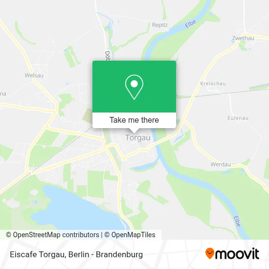 Eiscafe Torgau map