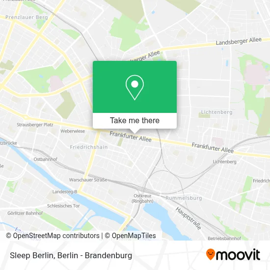 Sleep Berlin map