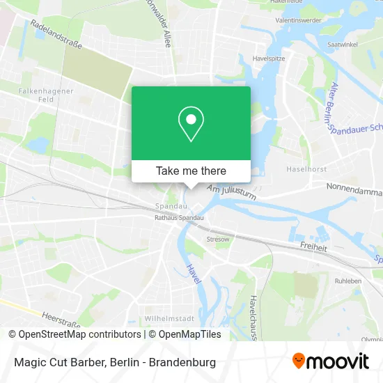 Magic Cut Barber map