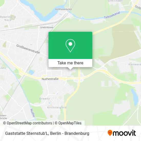 Gaststatte Sternstub'L map
