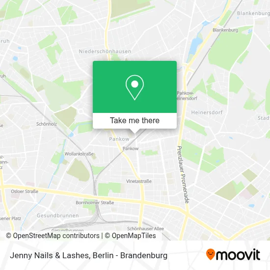 Jenny Nails & Lashes map