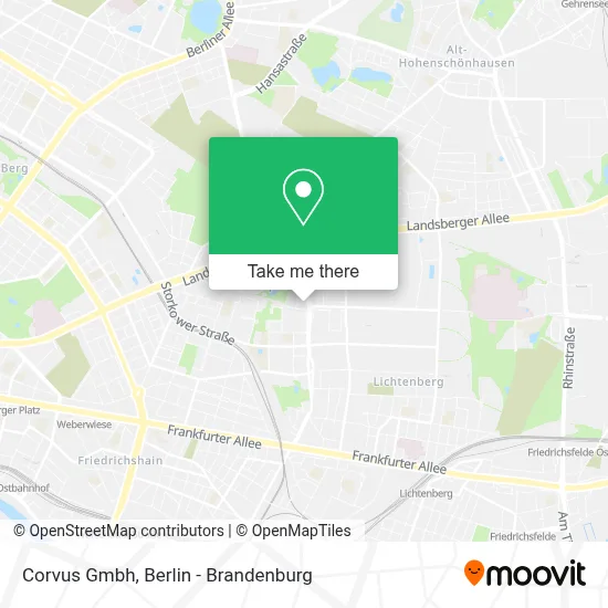 Corvus Gmbh map