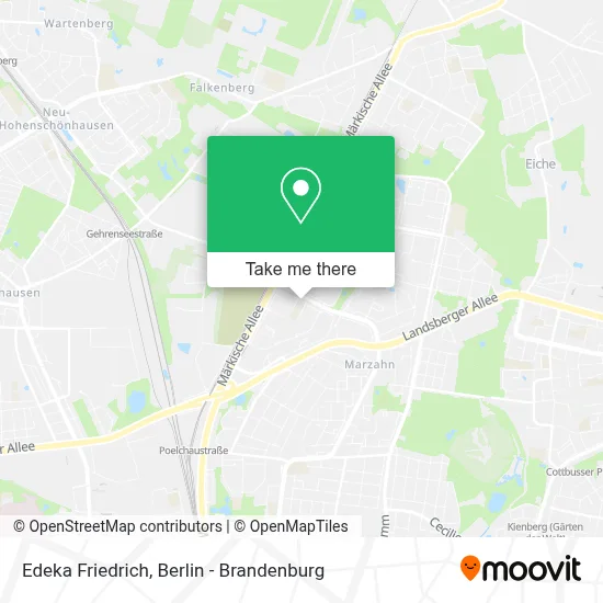 Edeka Friedrich map