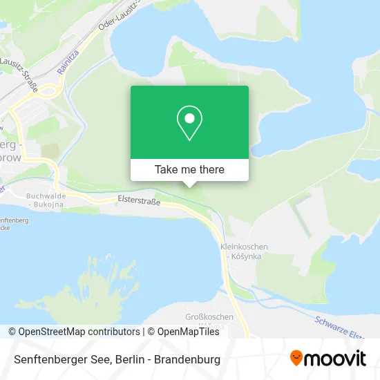 Senftenberger See map