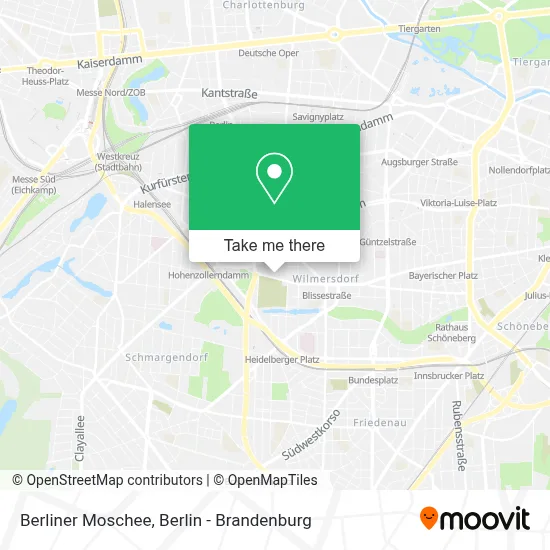 Berliner Moschee map