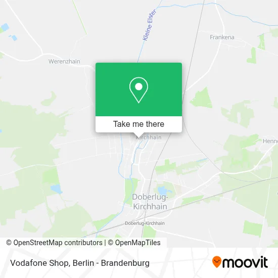 Vodafone Shop map