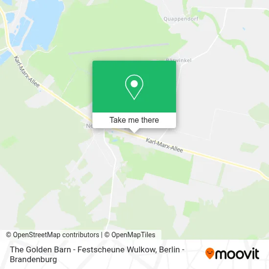 The Golden Barn - Festscheune Wulkow map
