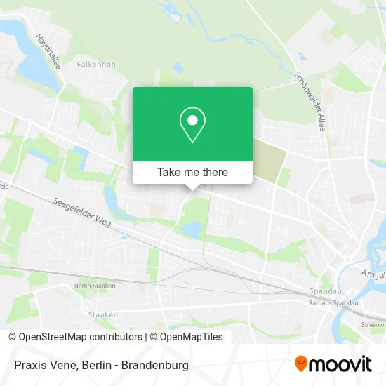 Praxis Vene map