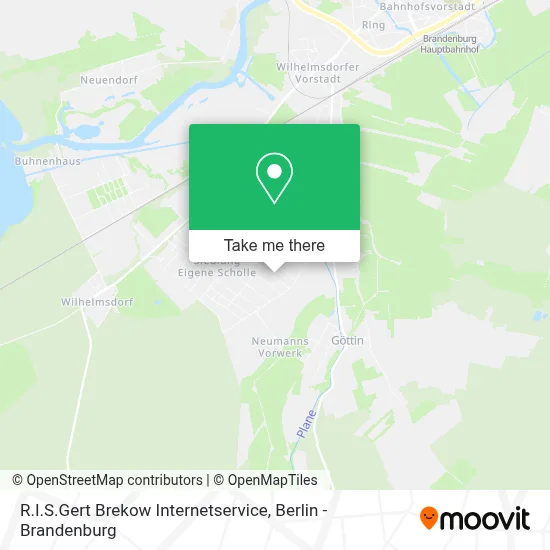 R.I.S.Gert Brekow Internetservice map