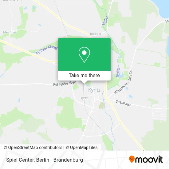 Spiel Center map