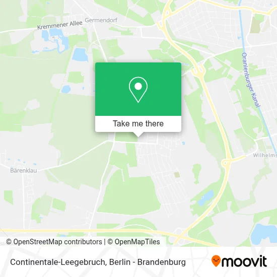 Continentale-Leegebruch map