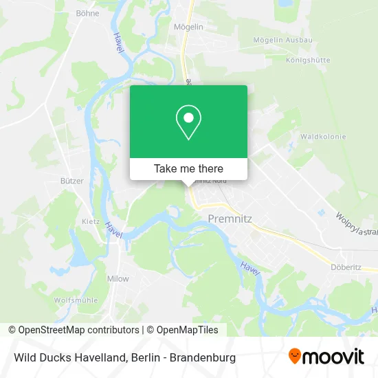 Wild Ducks Havelland map