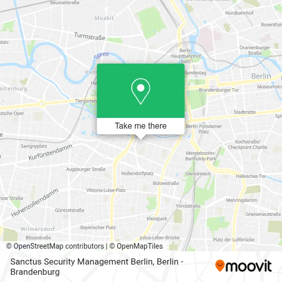 Sanctus Security Management Berlin map