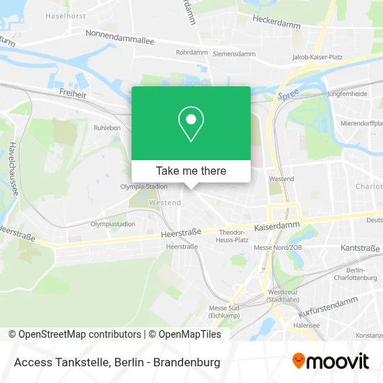 Access Tankstelle map