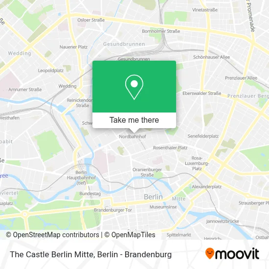 The Castle Berlin Mitte map