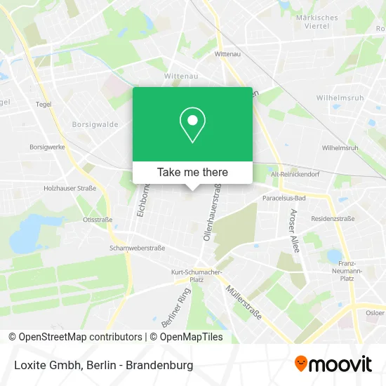 Loxite Gmbh map